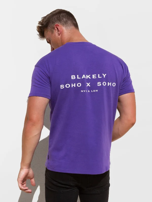 Soho Relaxed T-Shirt - Purple