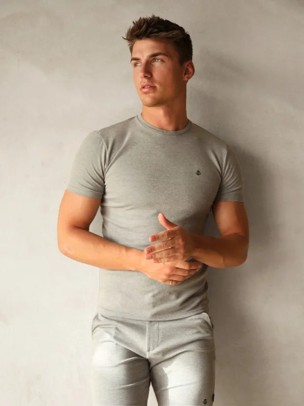 Sorrento T-Shirt - Marl Grey