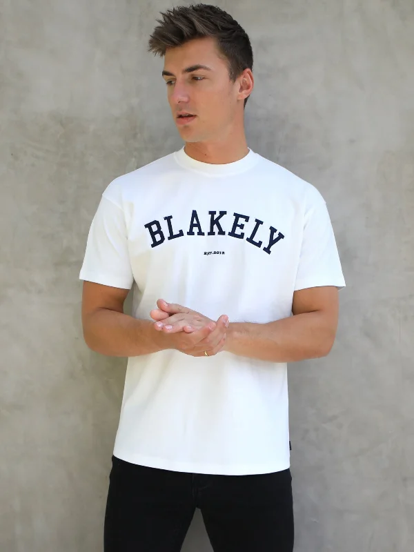 Varsity Relaxed T-Shirt - White