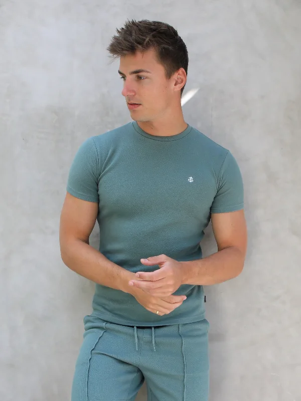 Verona Slim T-Shirt - Khaki Green