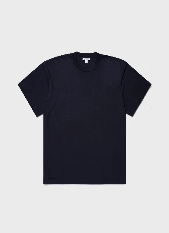 Men's Oversized Heavyweight T-shirt in Navy