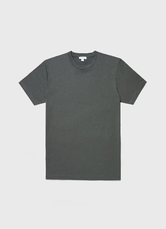 Men's Riviera Midweight T-shirt in Drill Green