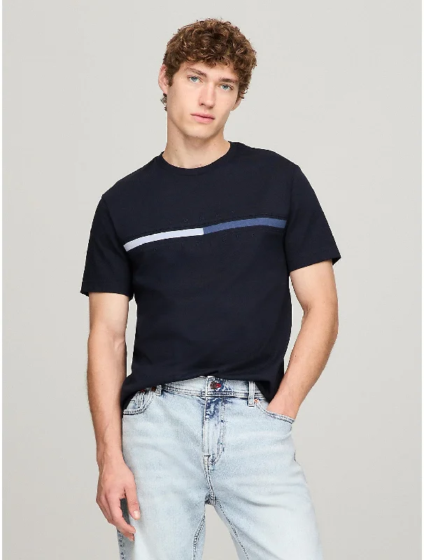 Tommy Hilfiger Men's Tonal Flag Logo T-Shirt