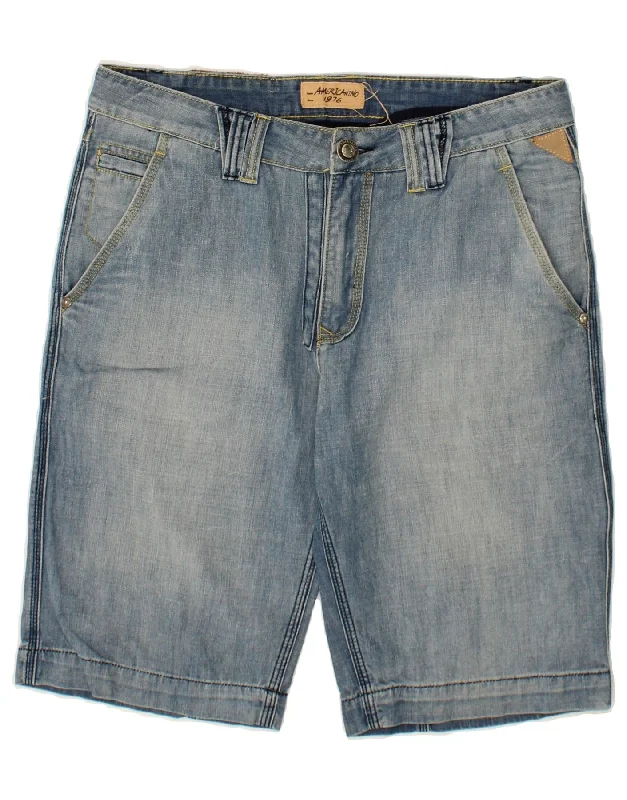 AMERICANINO Mens Denim Shorts W38 XL Blue Cotton