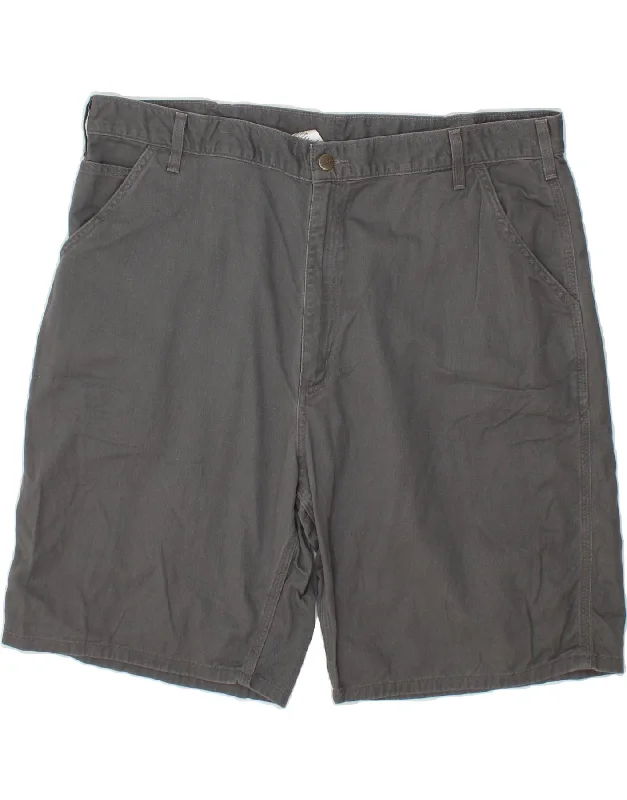 CARHARTT Mens Cargo Shorts W42 2XL Grey