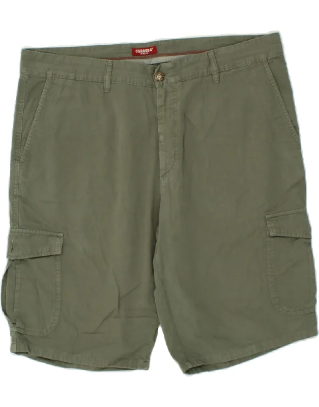 CARRERA Mens Cargo Shorts EU 48 Medium W38  Khaki Cotton