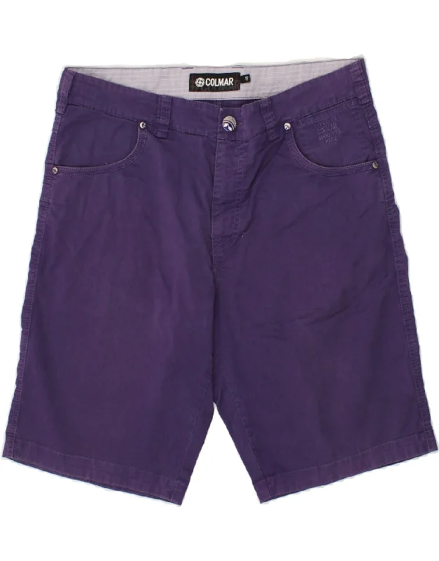 COLMAR Mens Casual Shorts IT 48 Medium W37 Purple Cotton