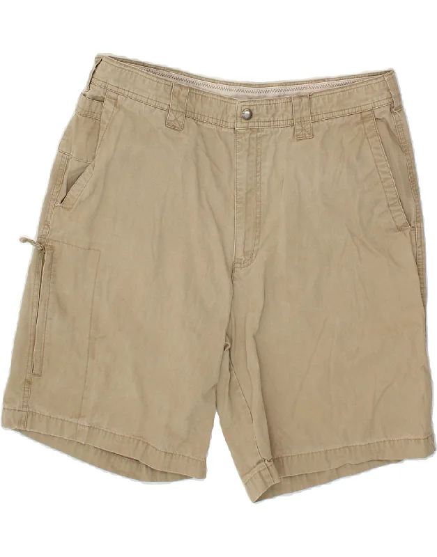 COLUMBIA Mens Cargo Shorts W36 Large  Beige Cotton