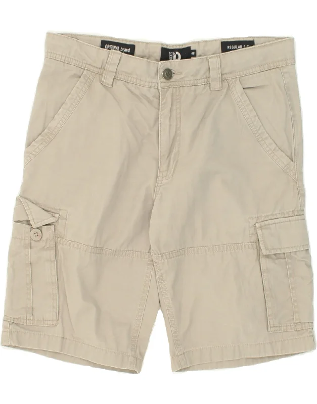 DACK'S Mens Regular Fit Cargo Shorts IT 48 Medium W32  Grey Cotton