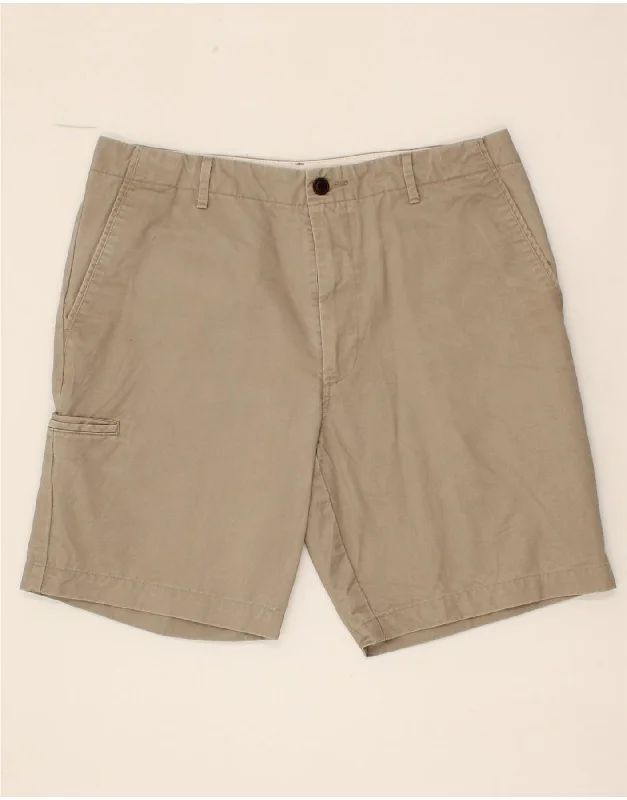 DOCKERS Mens Cargo Shorts W32 Medium Beige Cotton