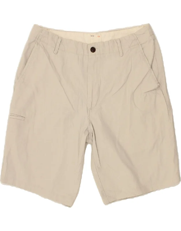 DOCKERS Mens Cargo Shorts W32 Medium Beige Cotton