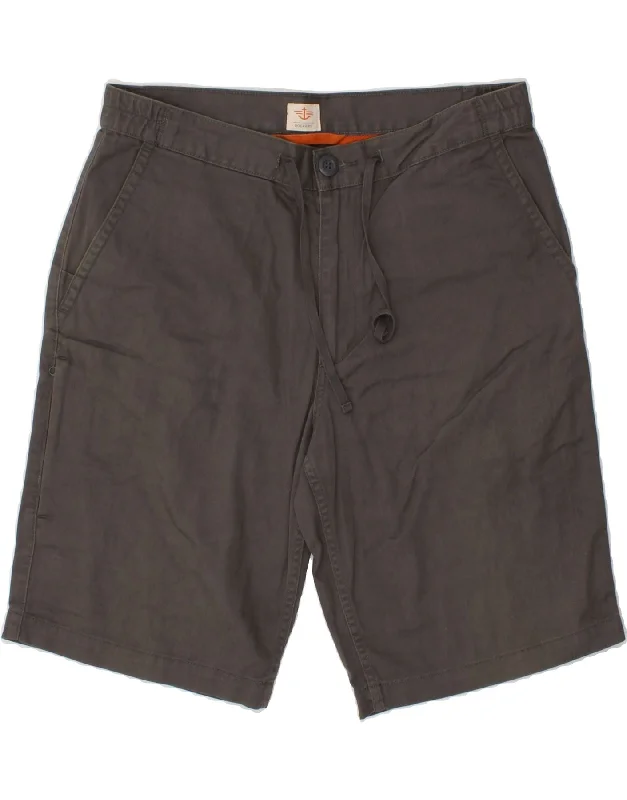 DOCKERS Mens Chino Shorts W32 Medium Grey Cotton