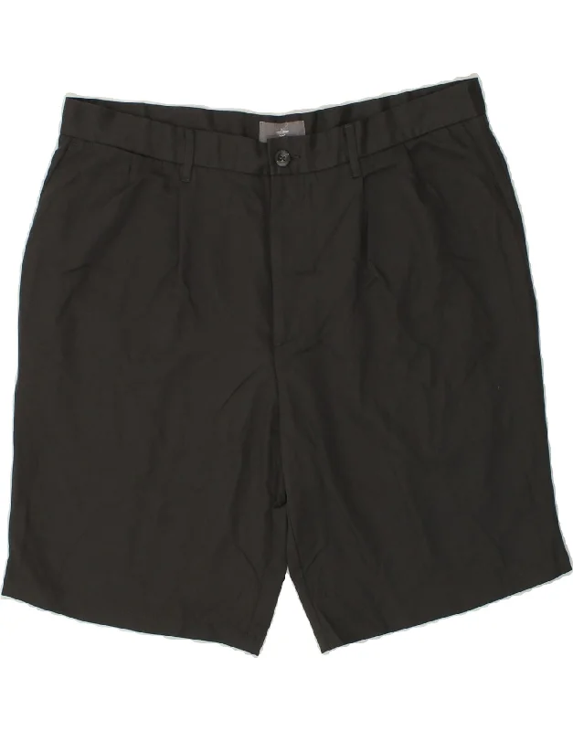 DOCKERS Mens Chino Shorts W38 XL Black Polyester