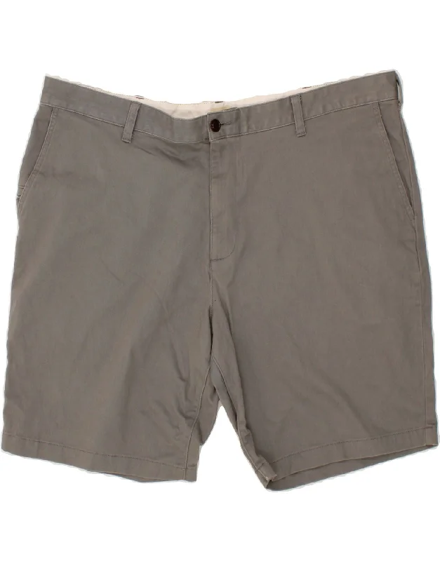 DOCKERS Mens Chino Shorts W42 2XL Grey Cotton