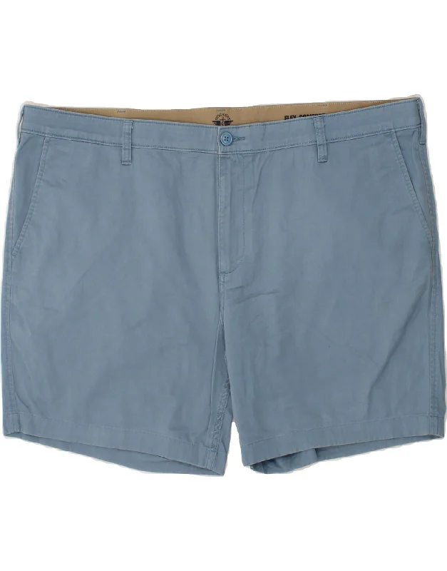 DOCKERS Mens Chino Shorts W44 2XL Blue Cotton