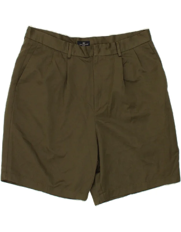 DOCKERS Mens Golf Chino Shorts W35 Large Khaki Cotton