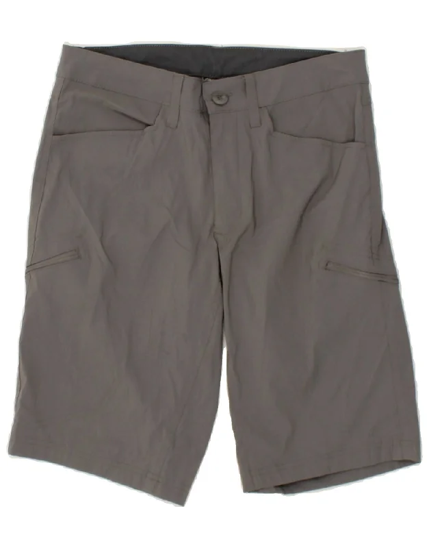 EDDIE BAUER Mens Cargo Shorts W30 Medium Grey Nylon