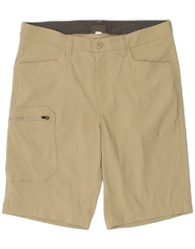 EDDIE BAUER Mens Cargo Shorts W32 Medium Beige Nylon