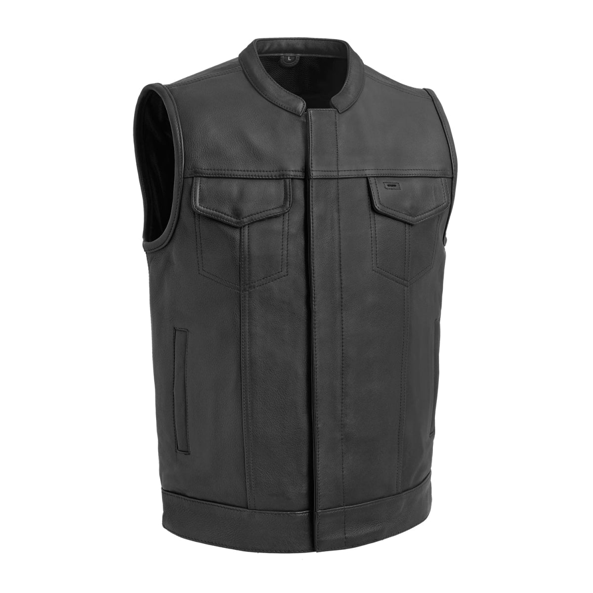 Hotshot Men's Motorcycle Leather Vest