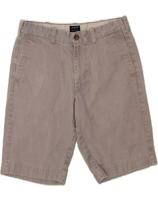 J. CREW Mens Rivington Chino Shorts W30 Medium Grey Cotton