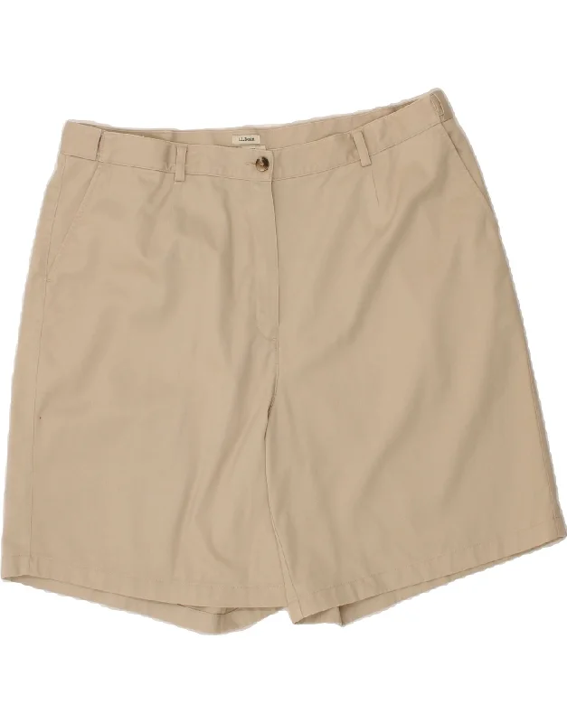 L.L.BEAN Mens Original Fit Chino Shorts W44 2XL Beige Cotton