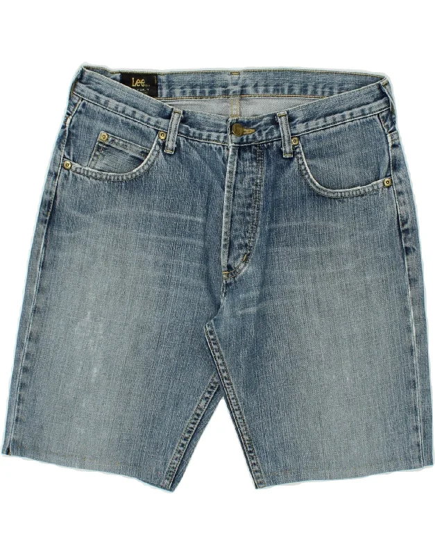 LEE Mens Denim Shorts W32 Medium  Blue