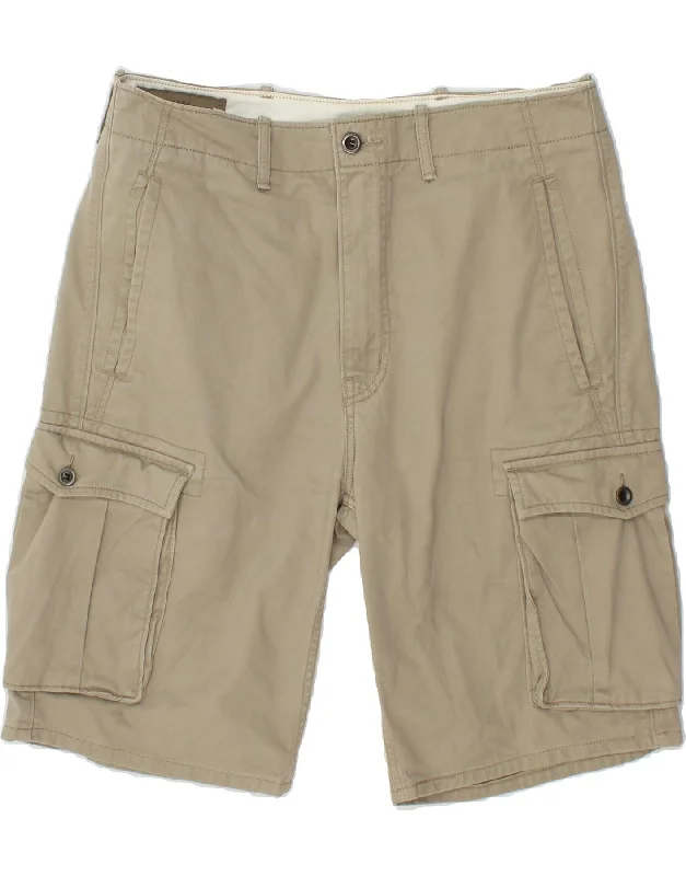 LEVI'S Mens Cargo Shorts W33 Medium  Beige Cotton