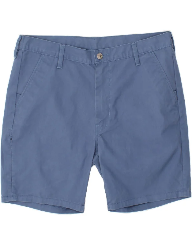 LEVI'S Mens Chino Shorts W36 Large Blue Cotton