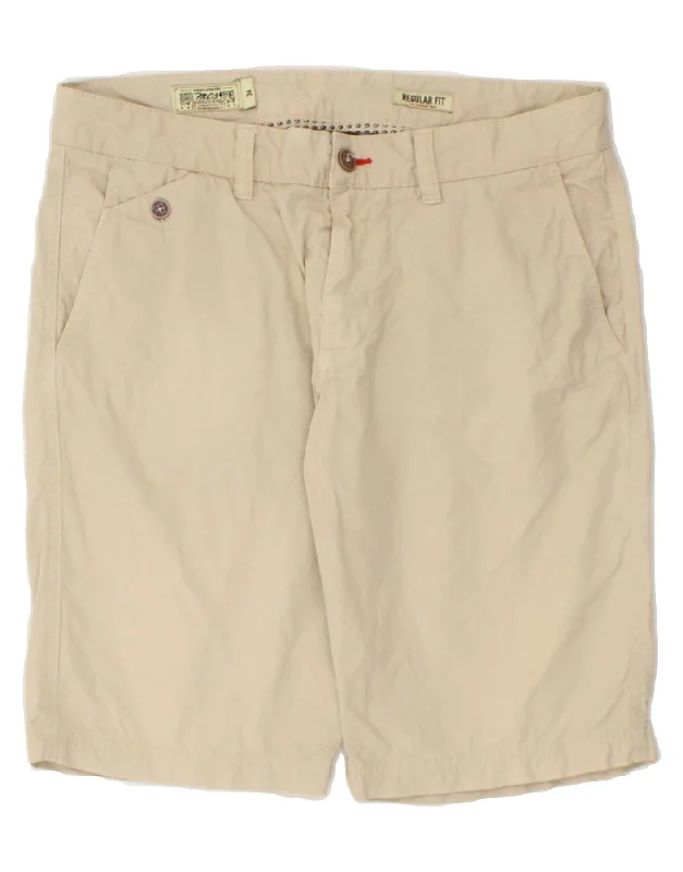 MARLBORO CLASSICS Mens Chino Shorts W34 Large  Beige Cotton