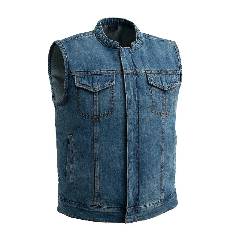 Havoc Men's Denim Motorcycle Vest