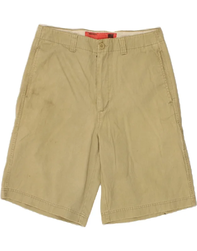 MOSSIMO Mens Chino Shorts W32 Medium Khaki Cotton