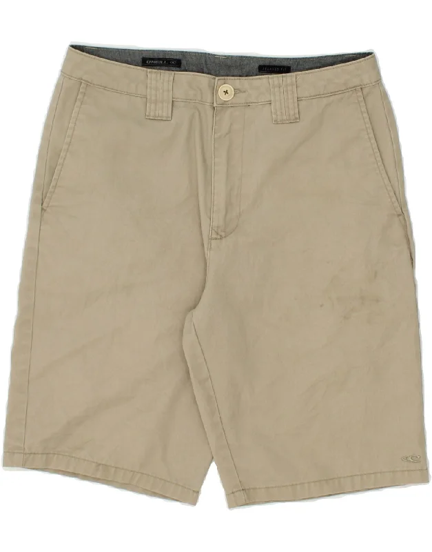 O'NEILL Mens Relaxed Fit Chino Shorts W30 Medium  Beige Cotton