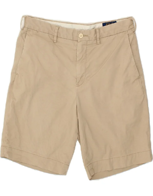 POLO RALPH LAUREN Mens Stretch Classic Fit Chino Shorts W30 Medium Beige