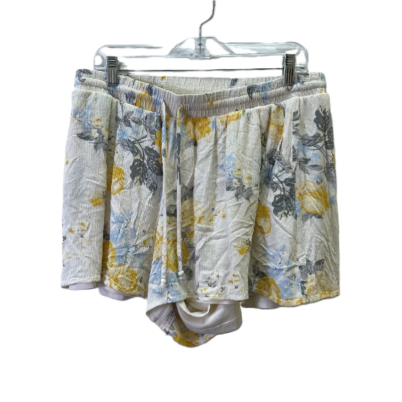 Shorts By Torrid In Floral Print, Size: L