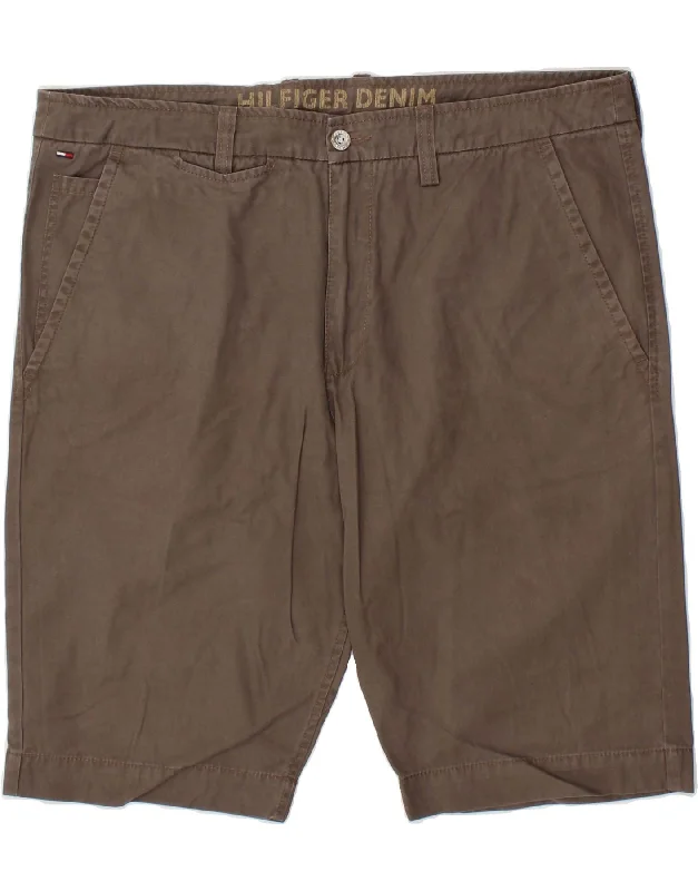 TOMMY HILFIGER Mens Chino Shorts W38 XL Brown Cotton