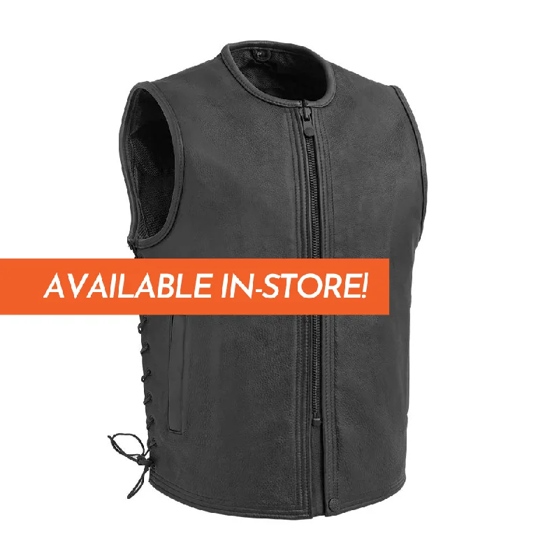 Venom Men's Motorcycle Leather Vest