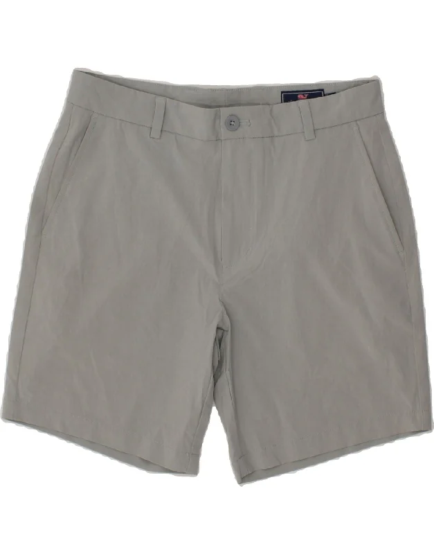 VINEYARD VINES Mens Chino Shorts W32 Medium  Grey Polyester