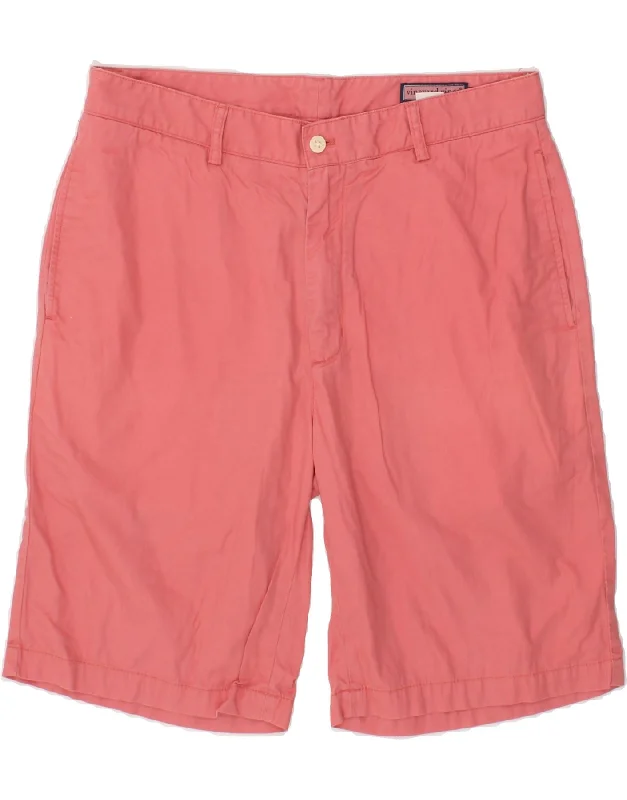 VINEYARD VINES Mens Chino Shorts W34 Large  Pink Cotton