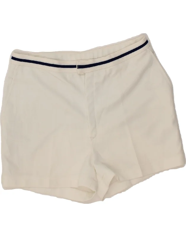 VINTAGE Mens Chino Shorts W32 Medium White