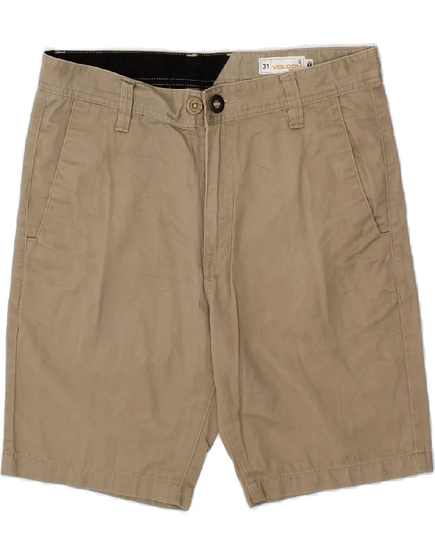 VOLCOM Mens Chino Shorts W31 Medium Grey