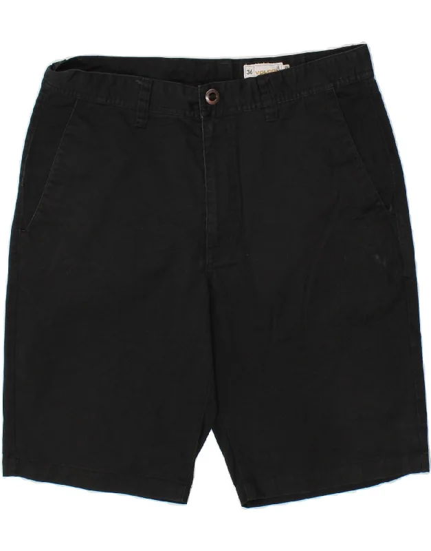 VOLCOM Mens Chino Shorts W36 Large Black Polyester