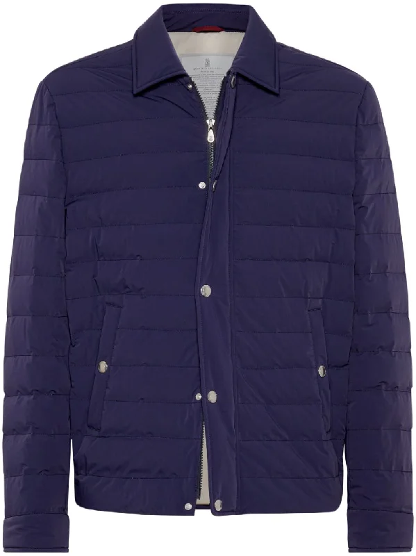 Brunello Cucinelli Men's Coats blue