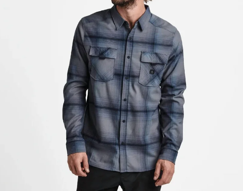 Diablo Alpinist Long Sleeve Flannel In Blue