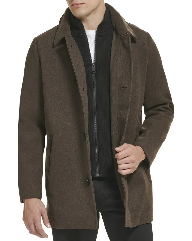 Kenneth Cole Wool-Blend Coat