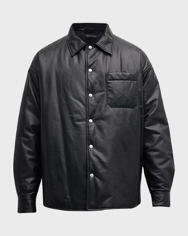 Men's Leather Scout Overshirt