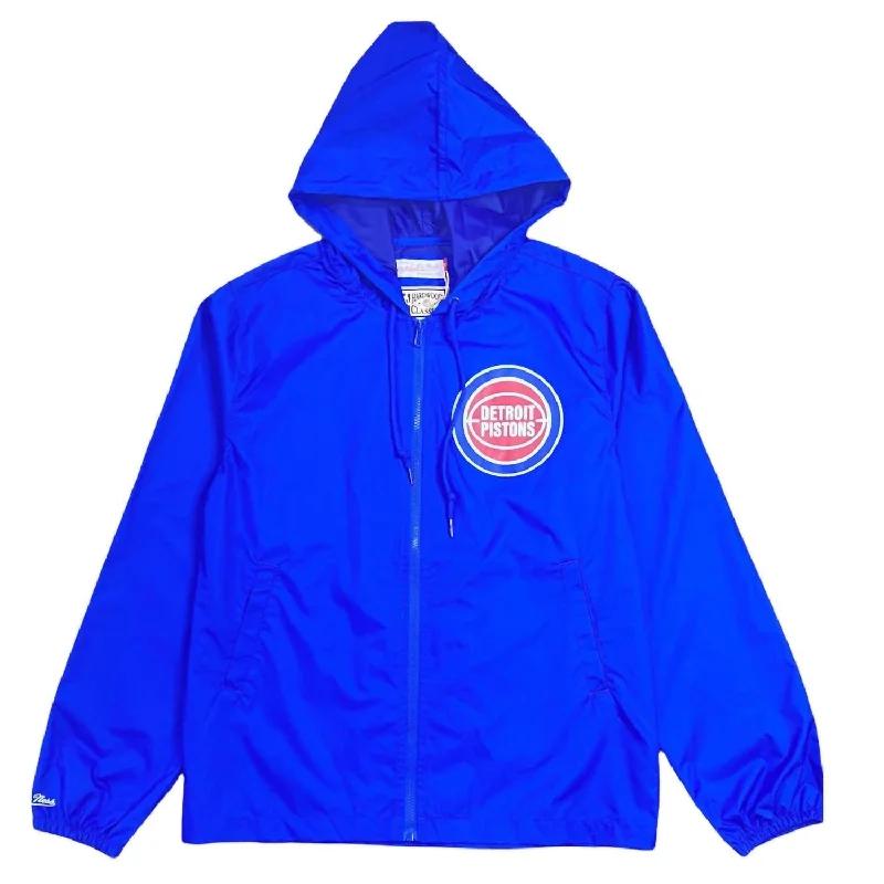 Men's Pistons Windbreaker In Royal Blue