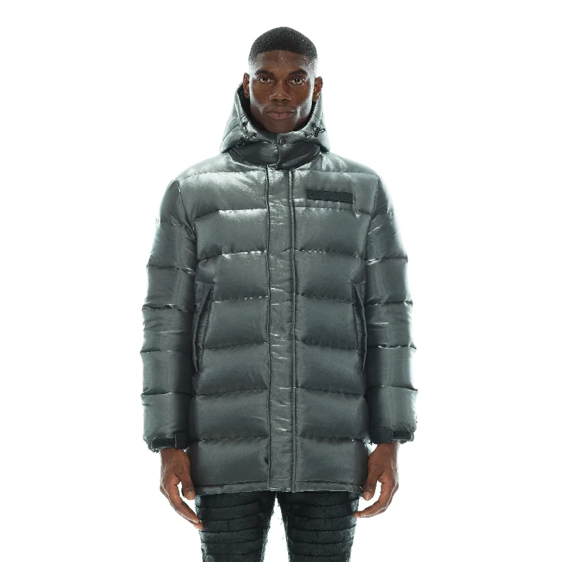 Nylon Puffer 3/4 In Silver