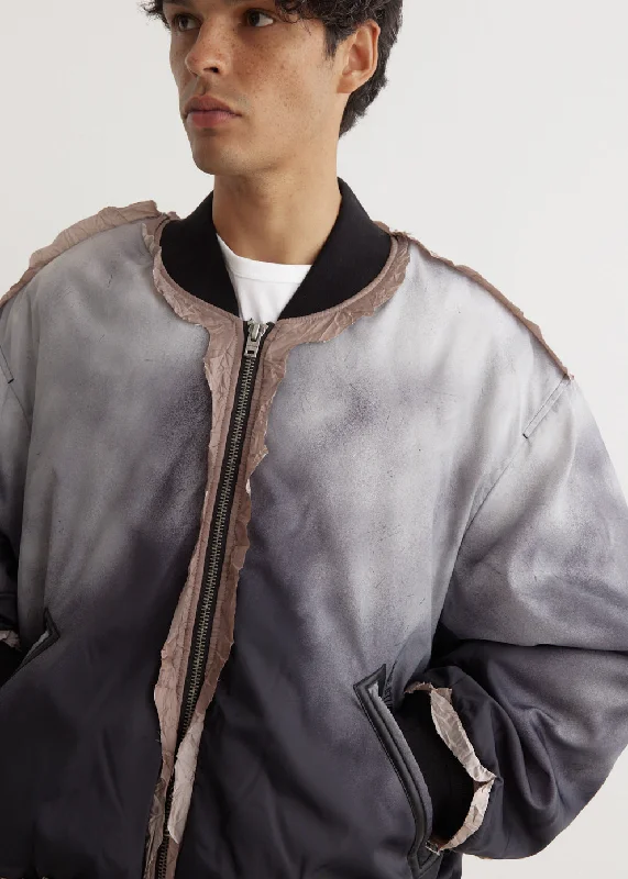 Ocari Printed Nylon Bomber