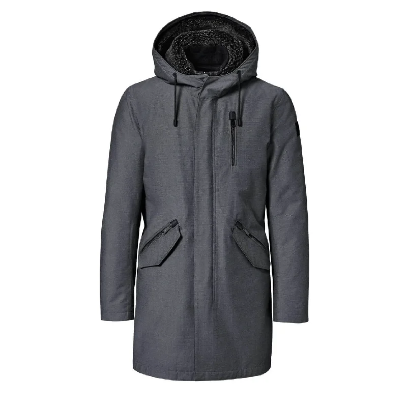 Porsche Design Men's D. Heather Grey-Black Parka