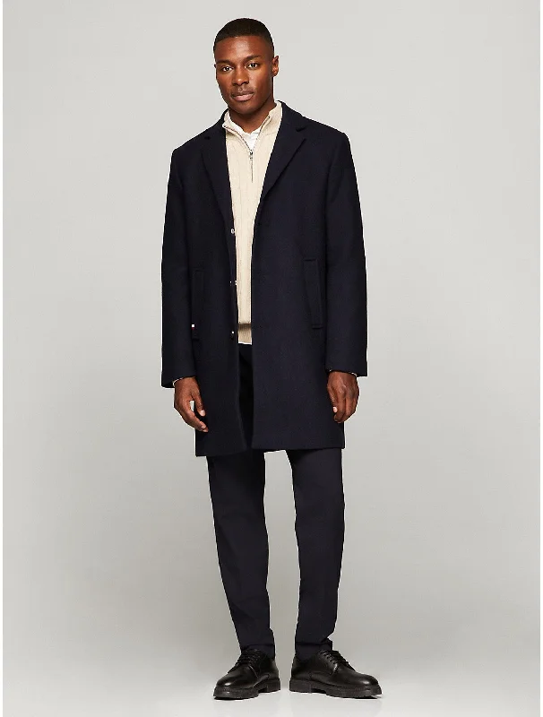 Tommy Hilfiger Men's Wool-Blend Casual Coat